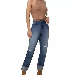 NWOT Frye Mid rise Straight Leg Jeans